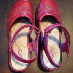 Red Leather Shoes, 10.5W